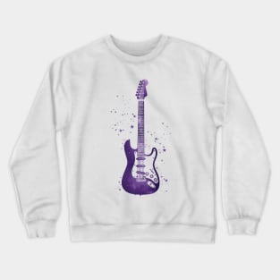 S-Style Electric Guitar Universe Texture Crewneck Sweatshirt